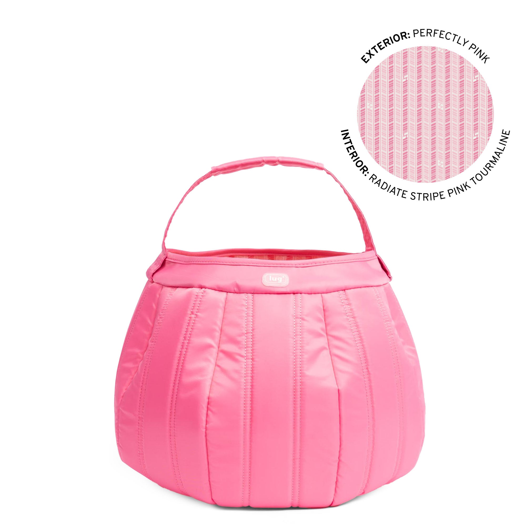 Pumpkin Tote - PERFECTLY PINK - 25114_PumpkinTote_PerfectlyPink_Angle_01